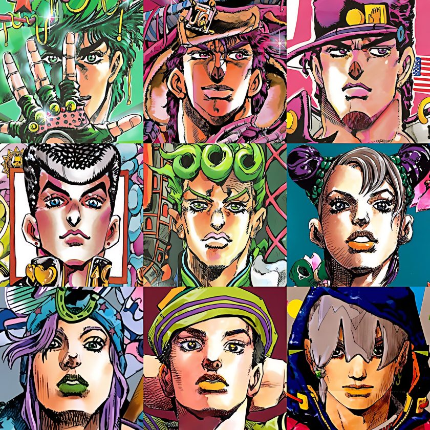 【漫画】《JoJo的奇妙冒险》1-8部 黑白+全彩 超清版 单页PDF格式 百度网盘